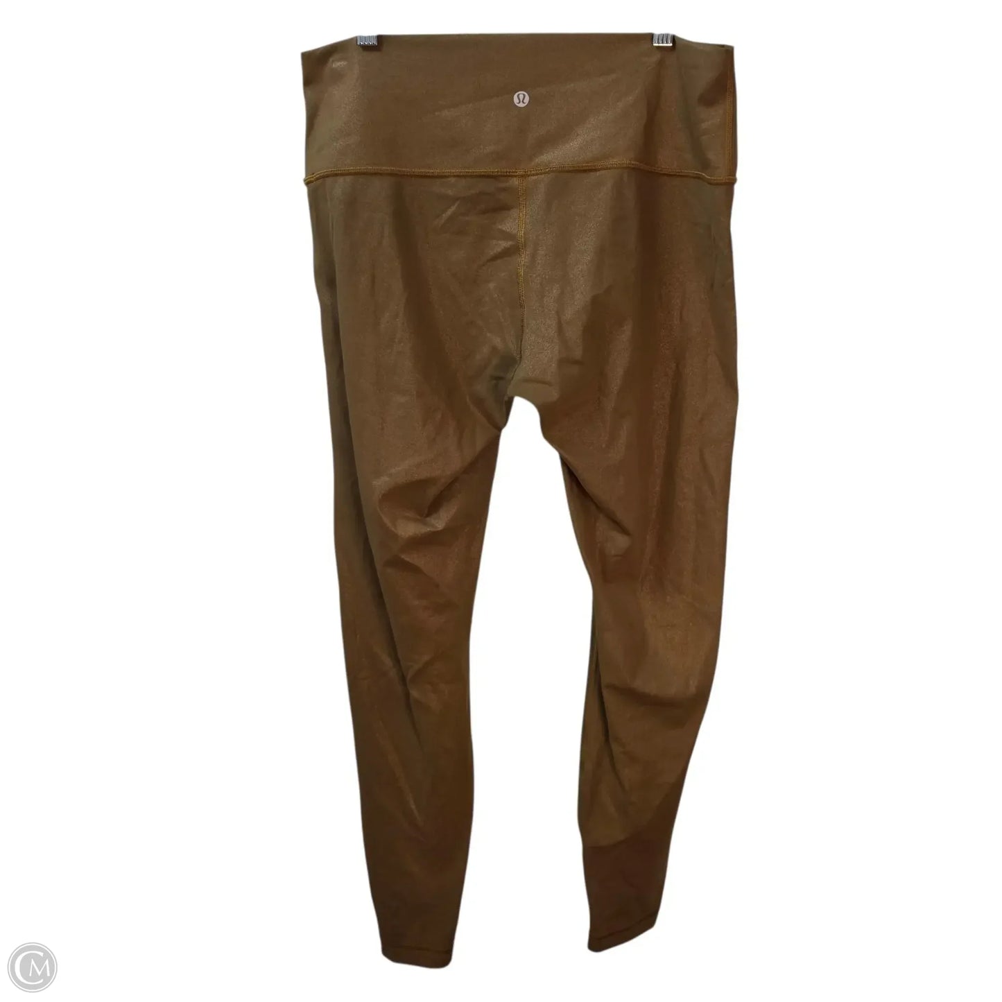 Athletic Leggings By Lululemon In Bronze, Size: 12
