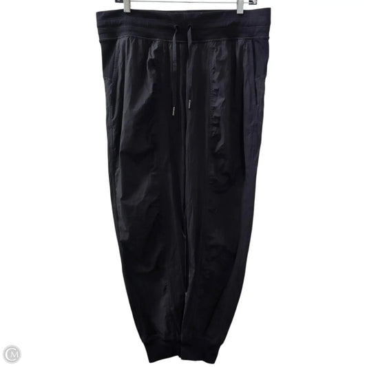 Athletic Pants By Lululemon In Black, Size: Xl