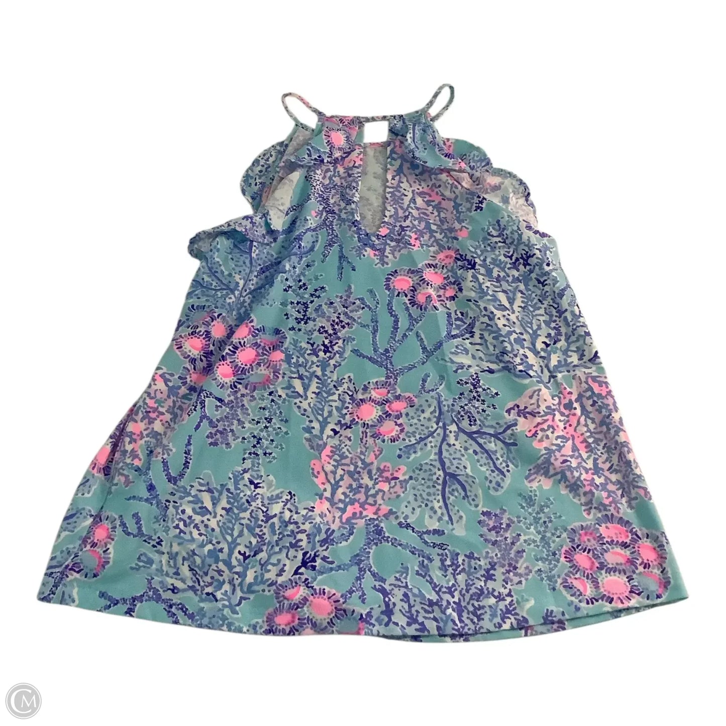 Top Sleeveless Designer By Lilly Pulitzer In Blue, Size: Xs