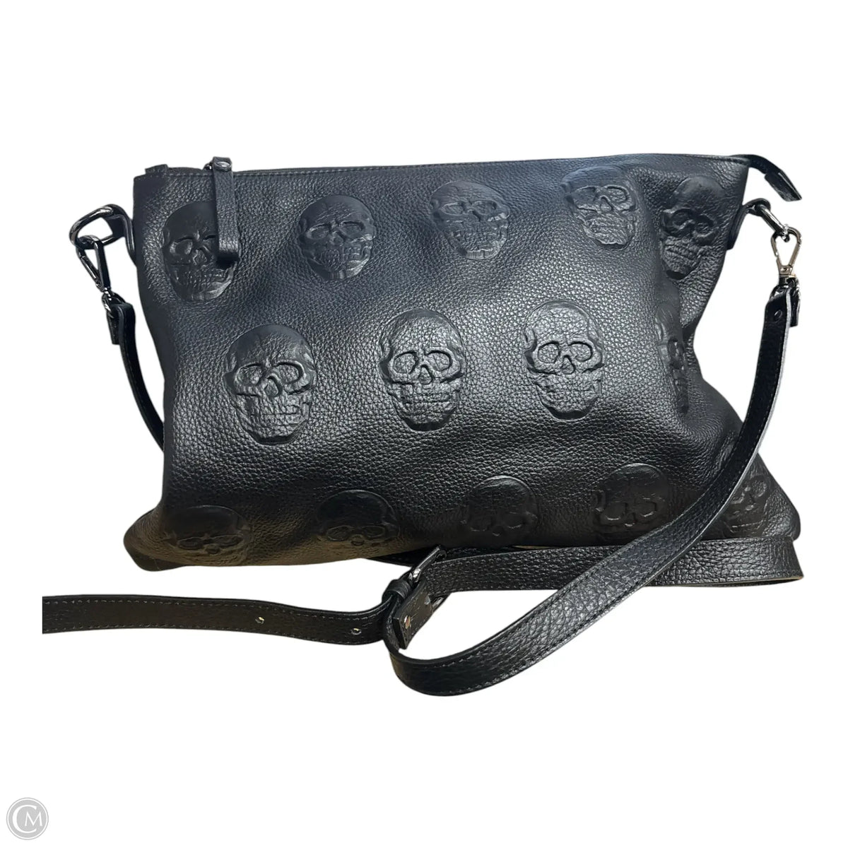 Handbag Leather By 10 PELLE, Size: Medium