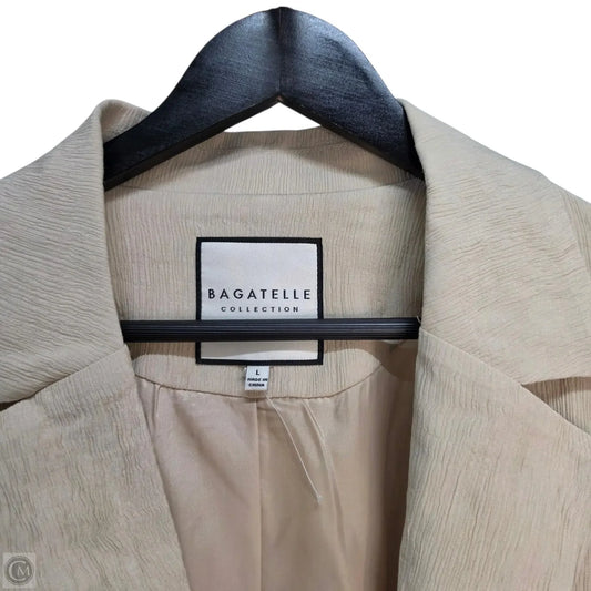 Blazer By Bagatelle In Tan, Size: L