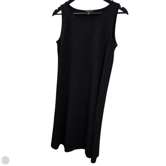 Dress Casual Midi By Eileen Fisher In Black, Size: Xs
