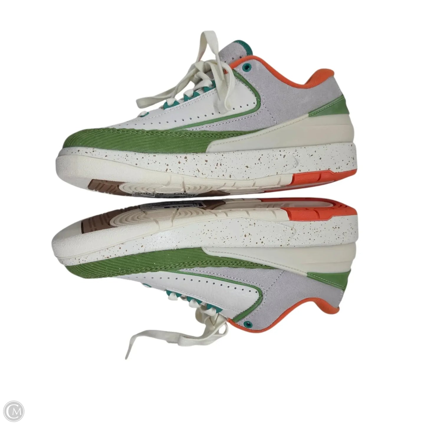 Shoes Sneakers By Nike In Green & Orange, Size: 7