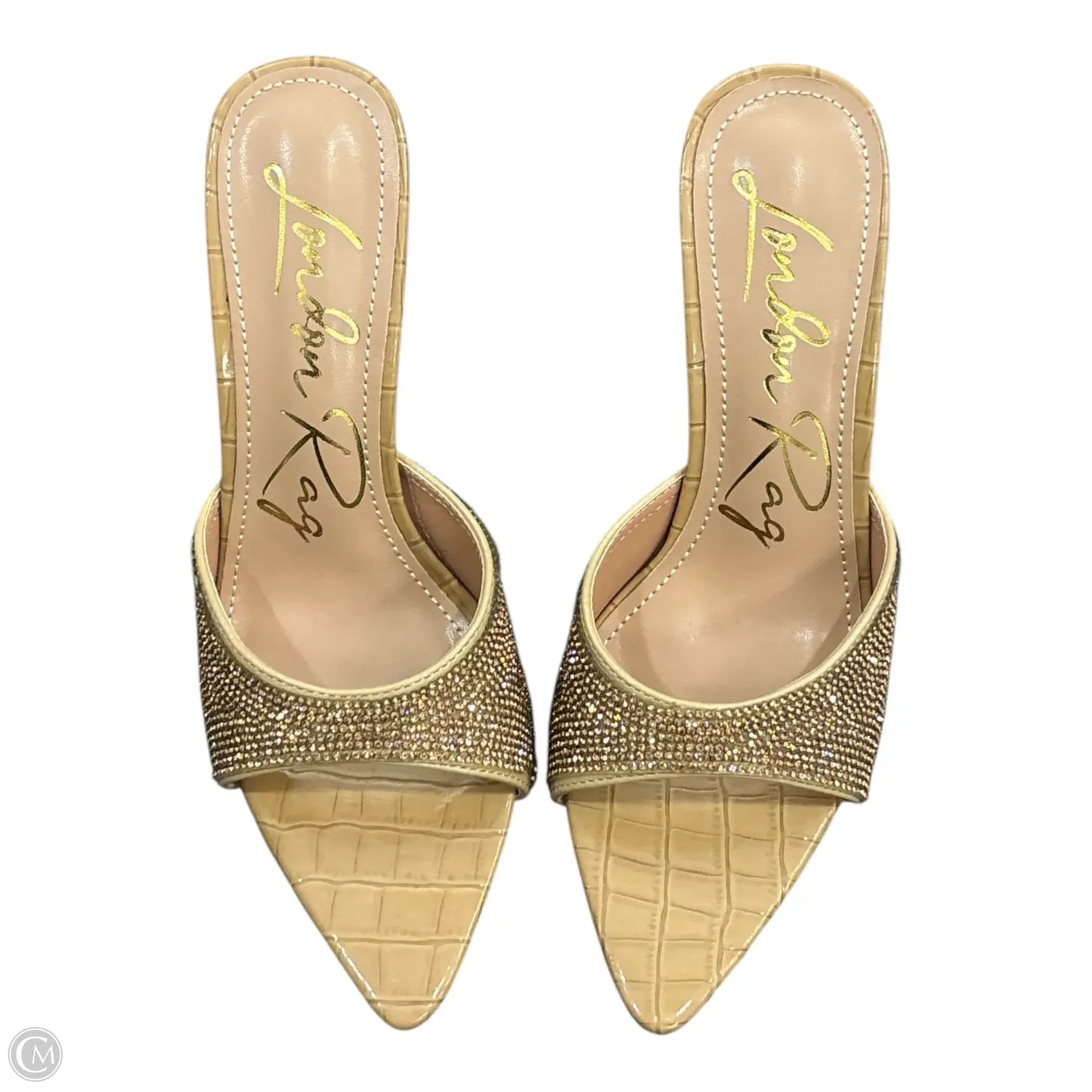 Shoes Heels Stiletto By Clothes Mentor In Gold, Size: 6