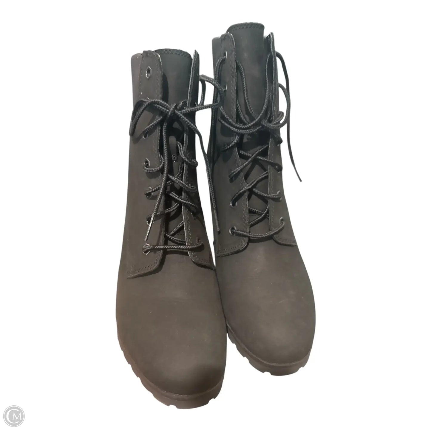 Boots Ankle Heels By Timberland In Black, Size: 9.5