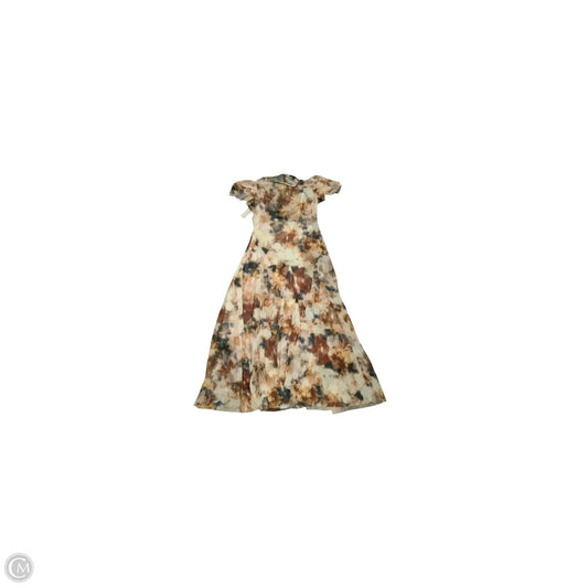 Dress Casual Maxi By Steve Madden In White & Yellow, Size: 6