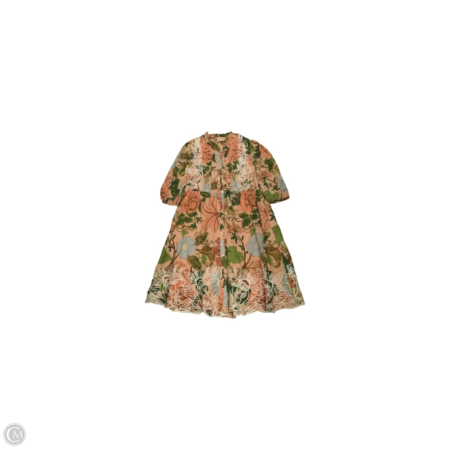 Dress Casual Midi By Soft Surroundings In Peach, Size: Xl