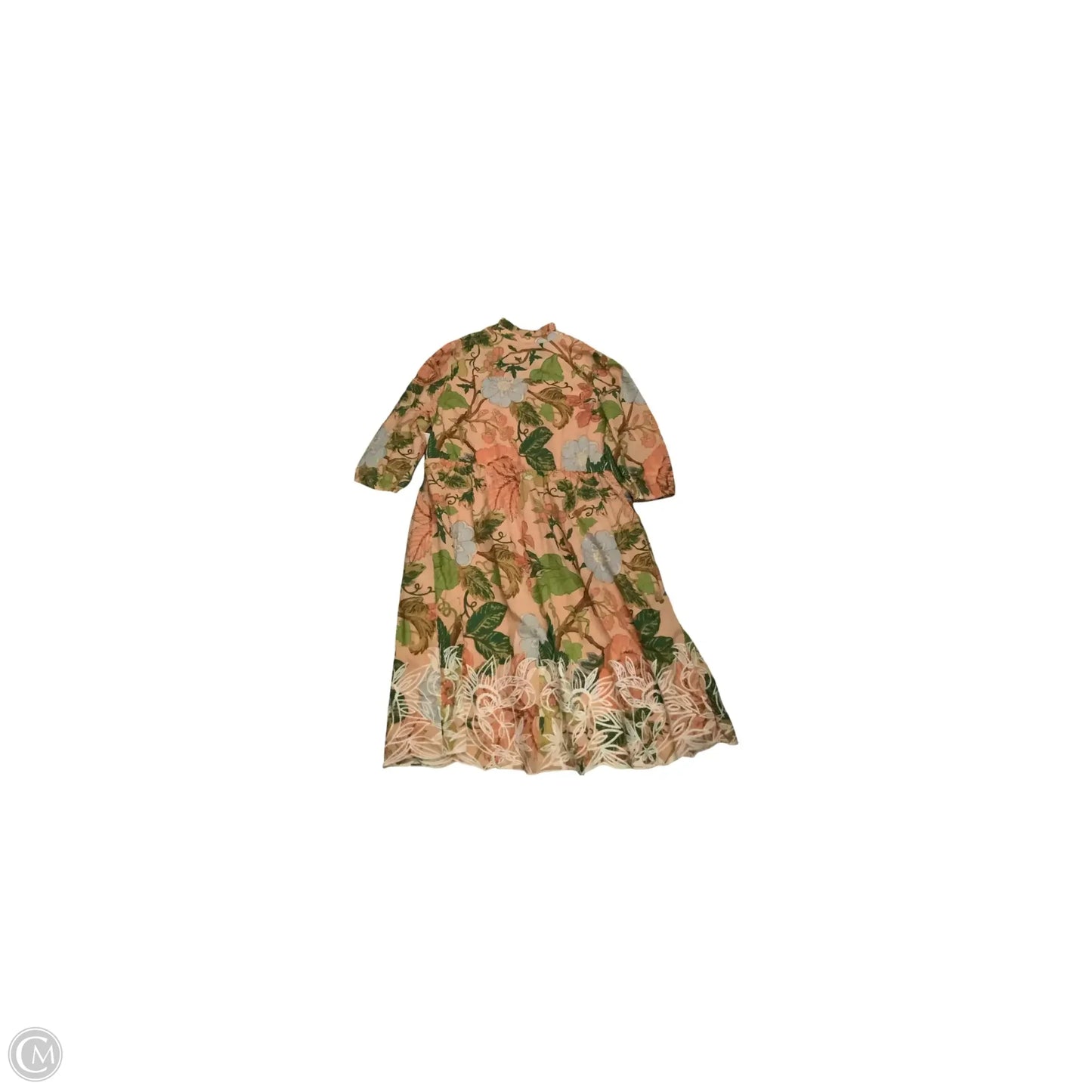 Dress Casual Midi By Soft Surroundings In Peach, Size: Xl