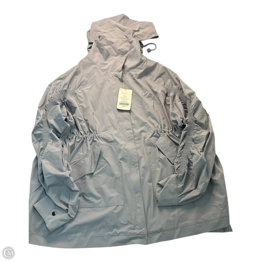 Jacket Windbreaker By Fabletics In Grey, Size: Xxl