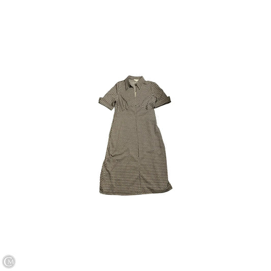 Dress Casual Midi By Max Studio In Black & Cream, Size: M