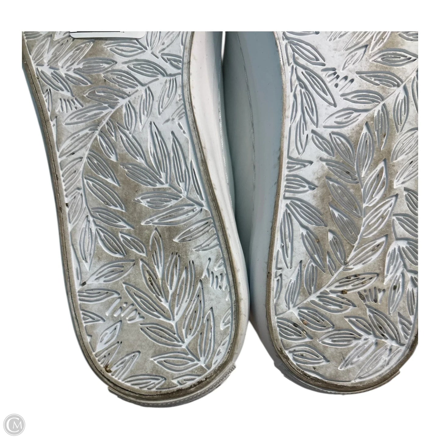 Shoes Designer By Lilly Pulitzer In Gold & White, Size: 9