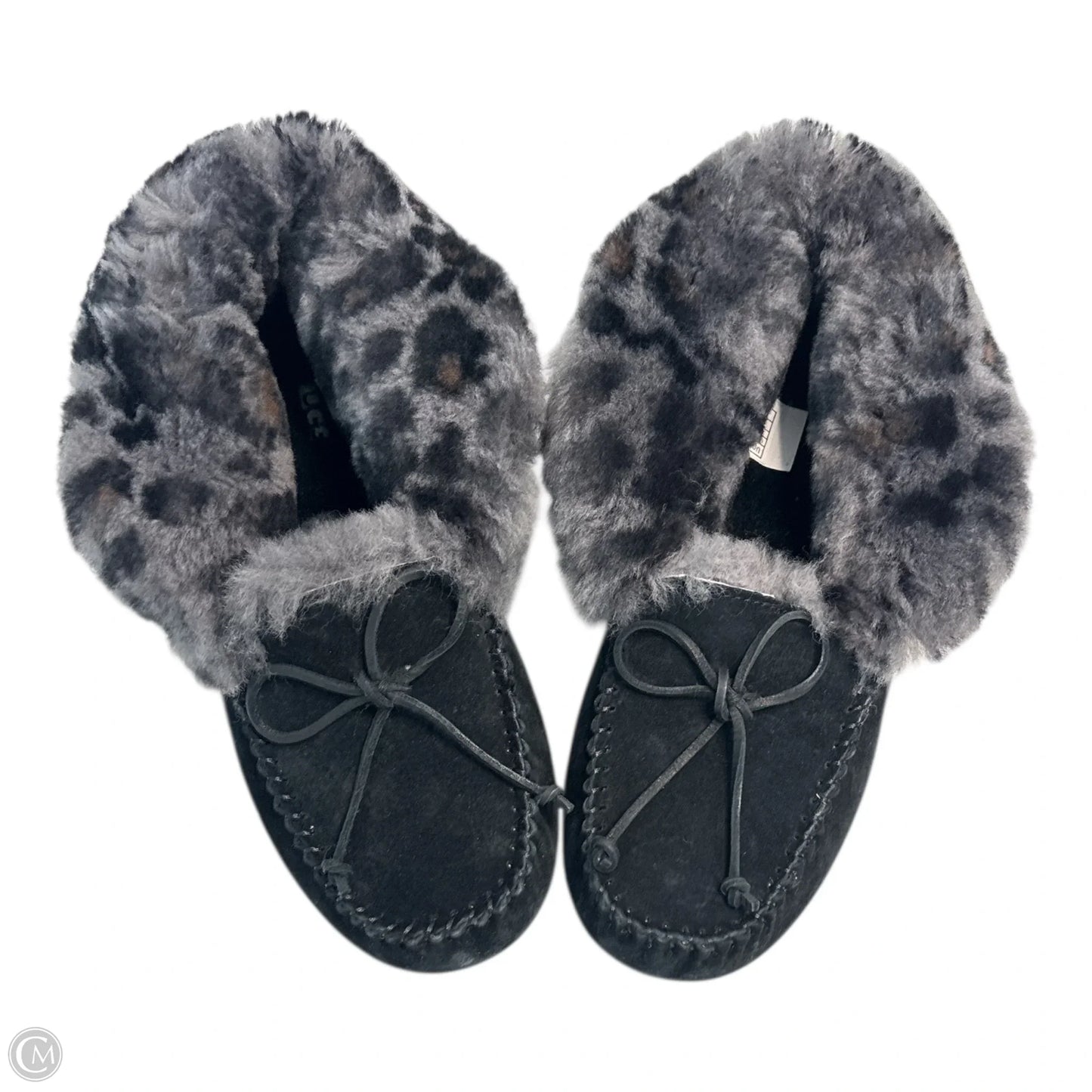 Slippers Designer By Ugg In Animal Print, Size: 10