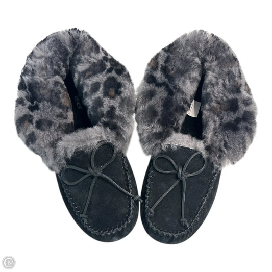 Slippers Designer By Ugg In Animal Print, Size: 10