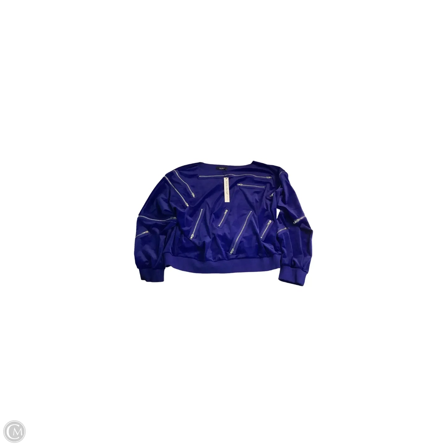 Top Long Sleeve By Akira In Blue, Size: Xl