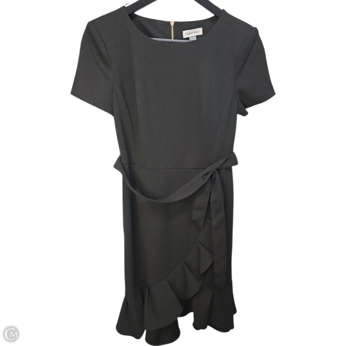 Dress Casual Midi By Calvin Klein In Black, Size: 6