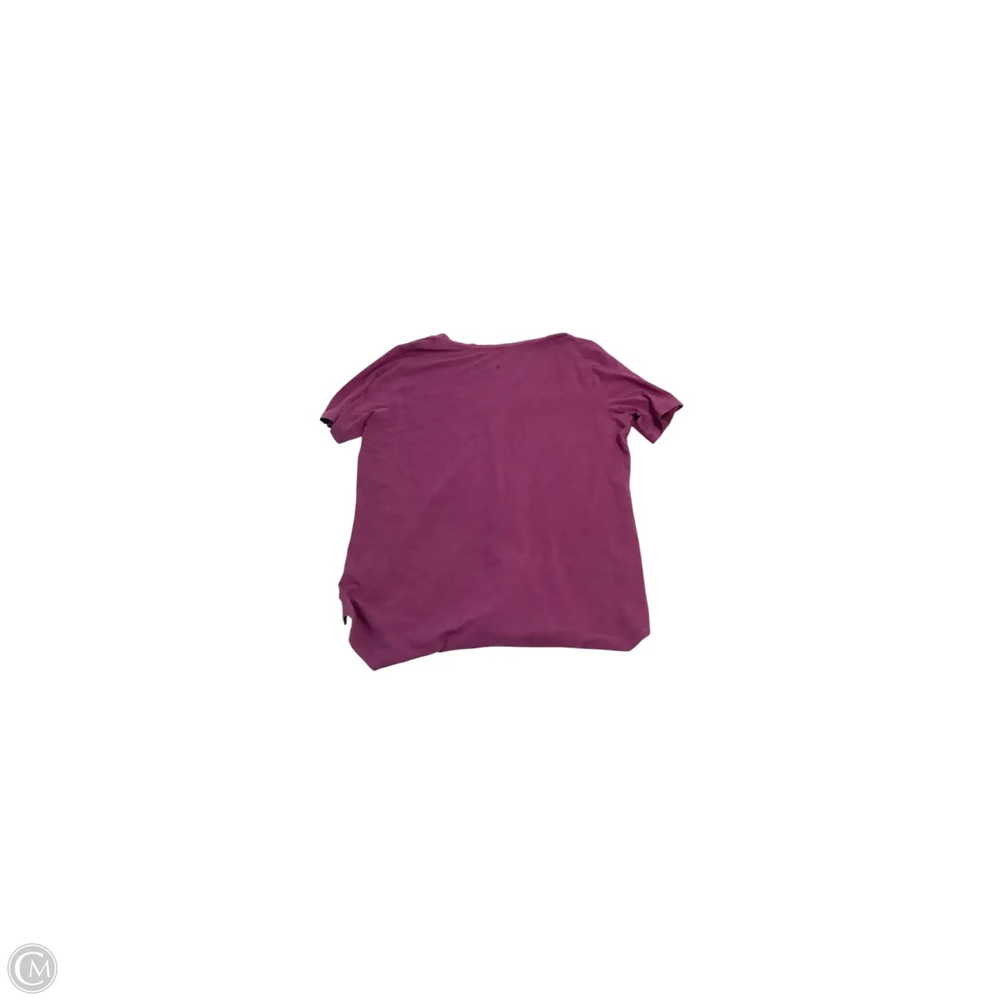 Athletic Top Short Sleeve By Lululemon In Purple, Size: M