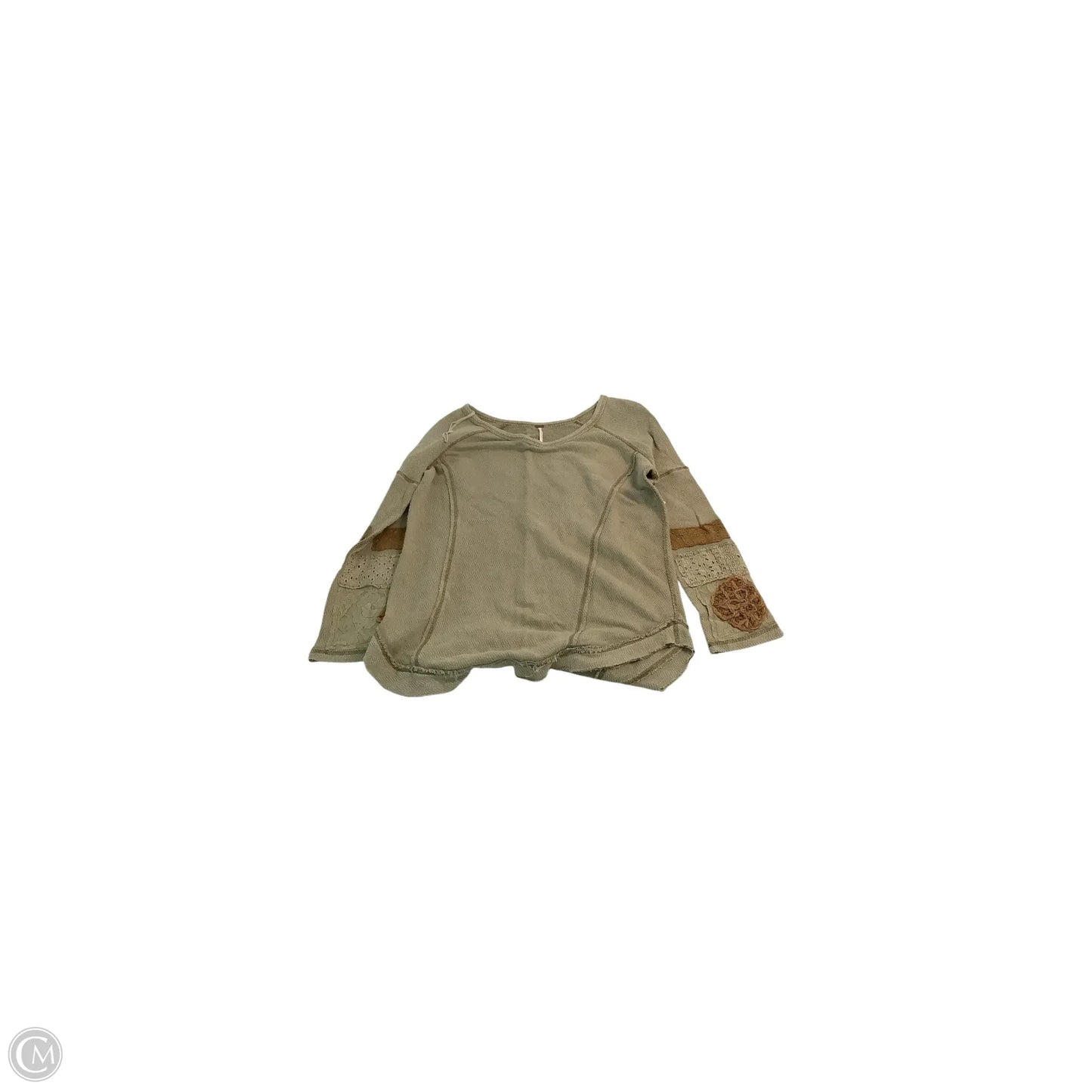 Top Long Sleeve Basic By Free People In Tan, Size: S