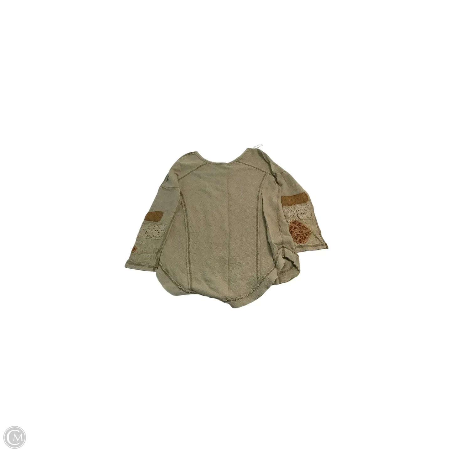 Top Long Sleeve Basic By Free People In Tan, Size: S