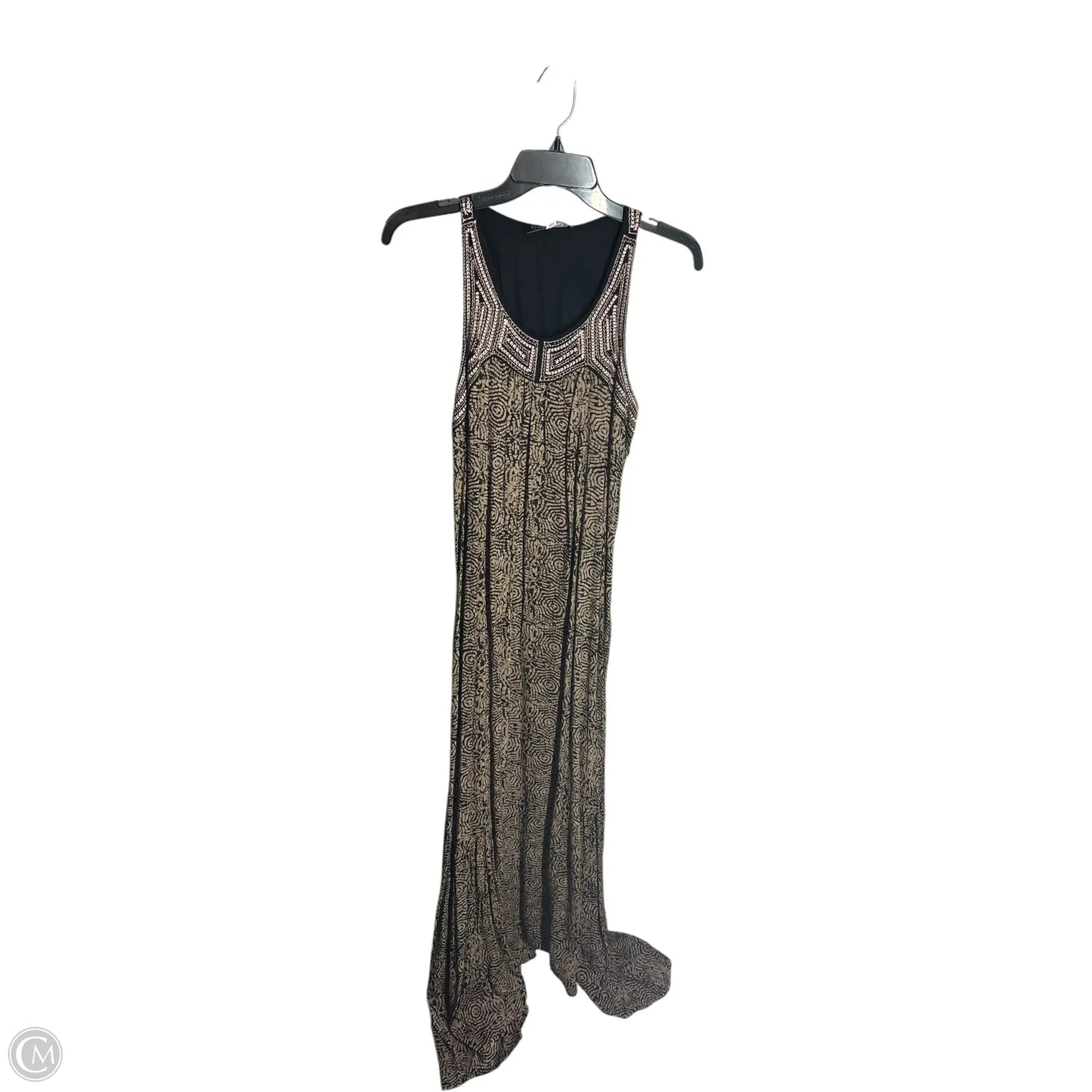 Dress Casual Maxi By Context In Black & Brown, Size: Xs