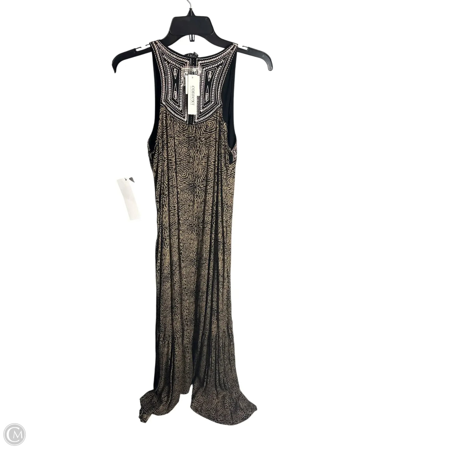 Dress Casual Maxi By Context In Black & Brown, Size: Xs
