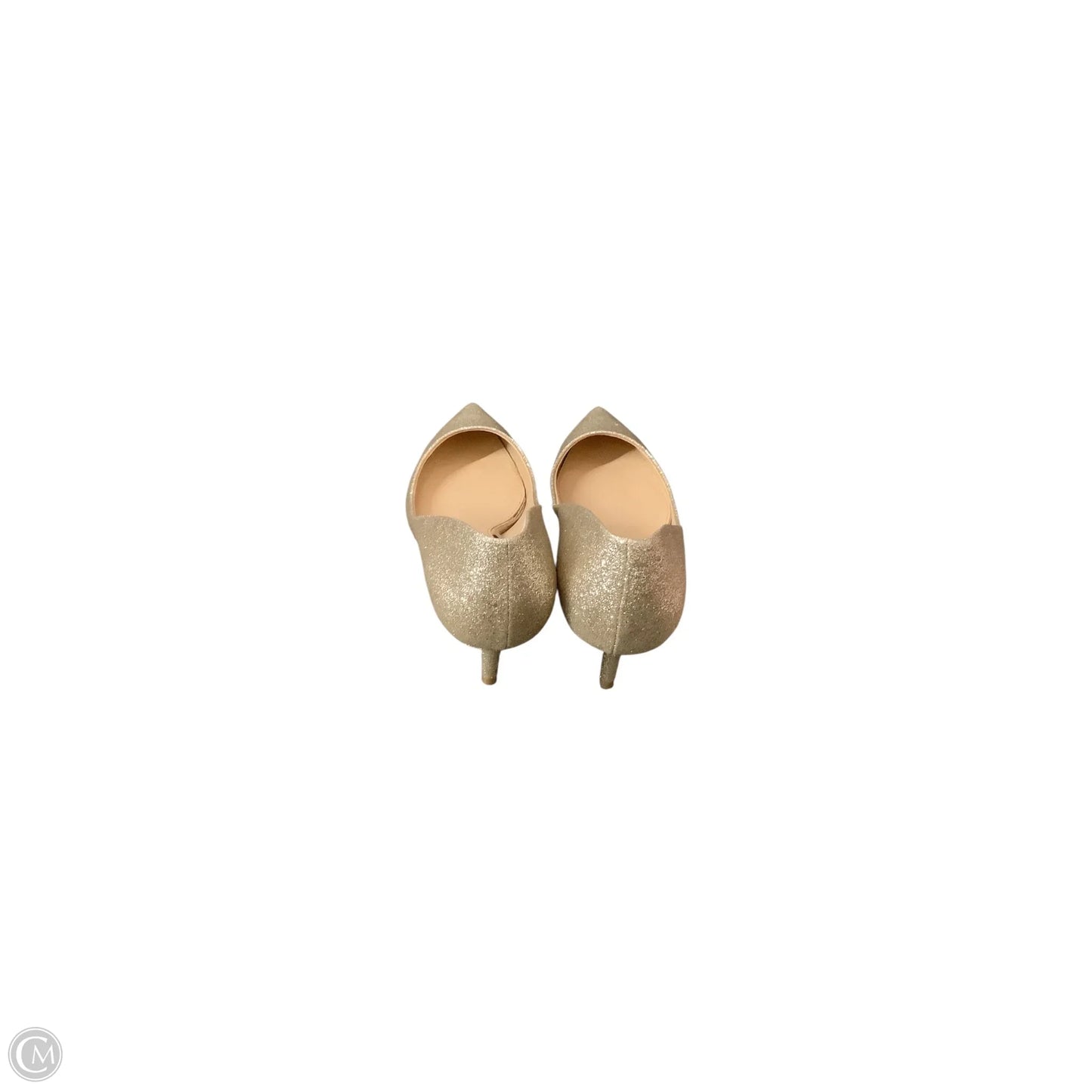 Shoes Heels Kitten By Badgley Mischka In Gold, Size: 10