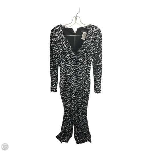 Dress Party Long By Dress The Population In Black & Silver, Size: Xs