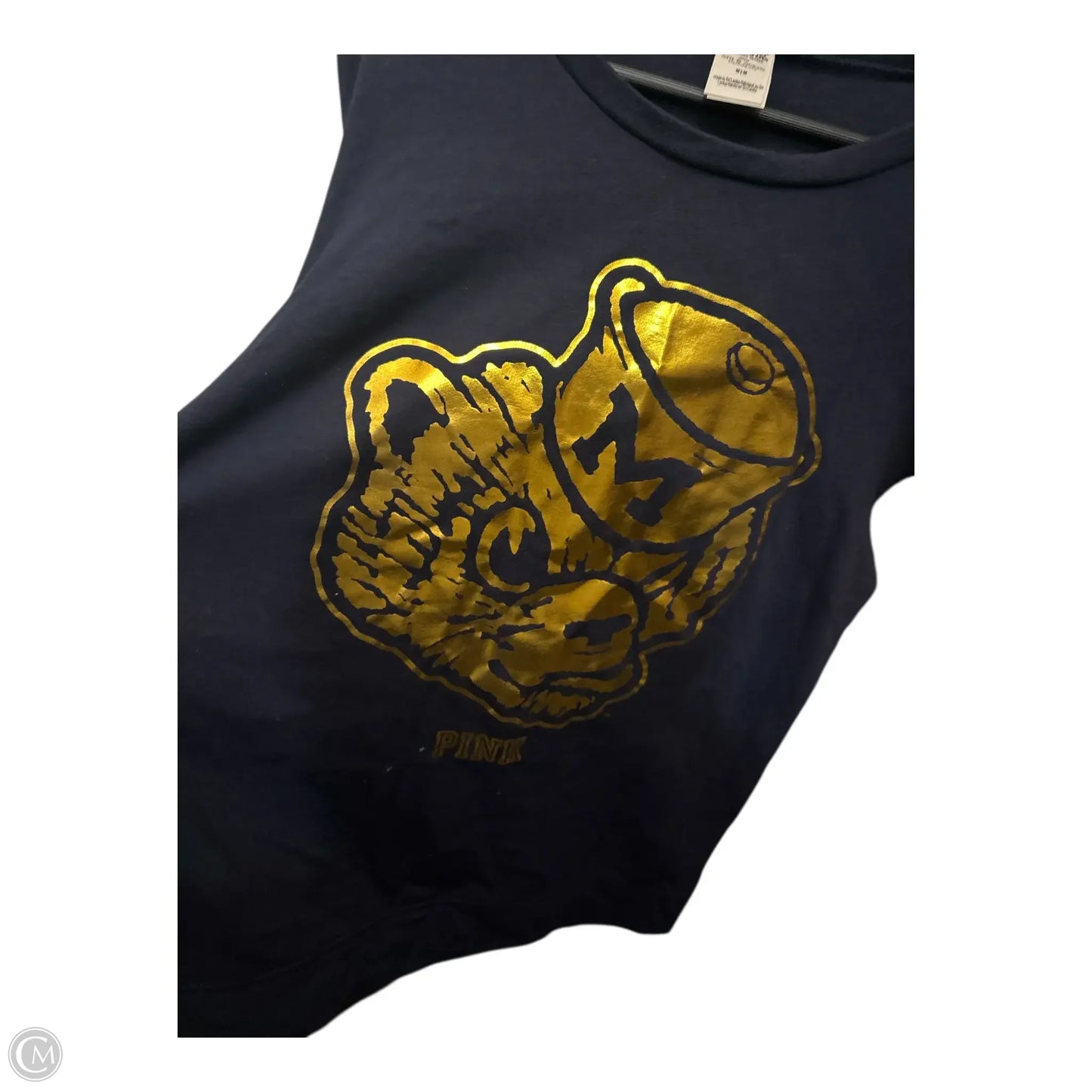 Top Long Sleeve Basic By Pink In Multi-colored, Size: M