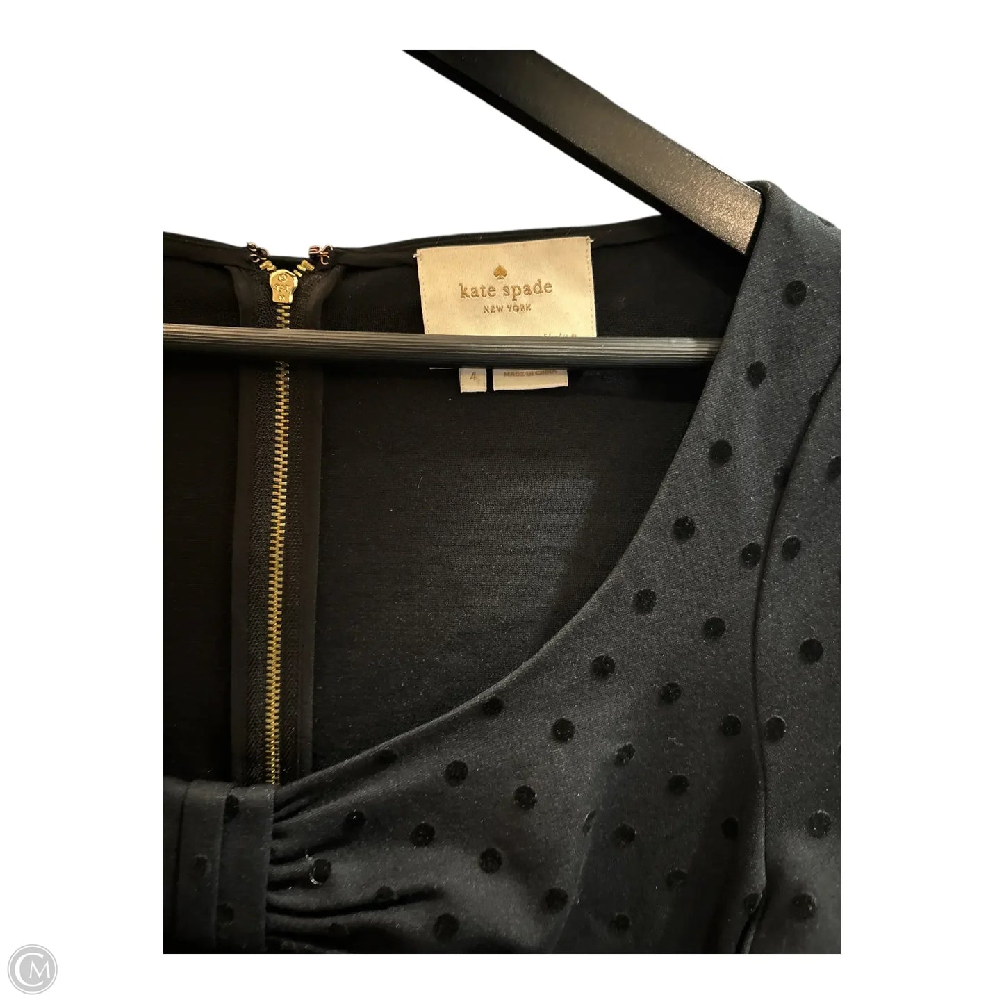 Dress Designer By Kate Spade In Black, Size: 4