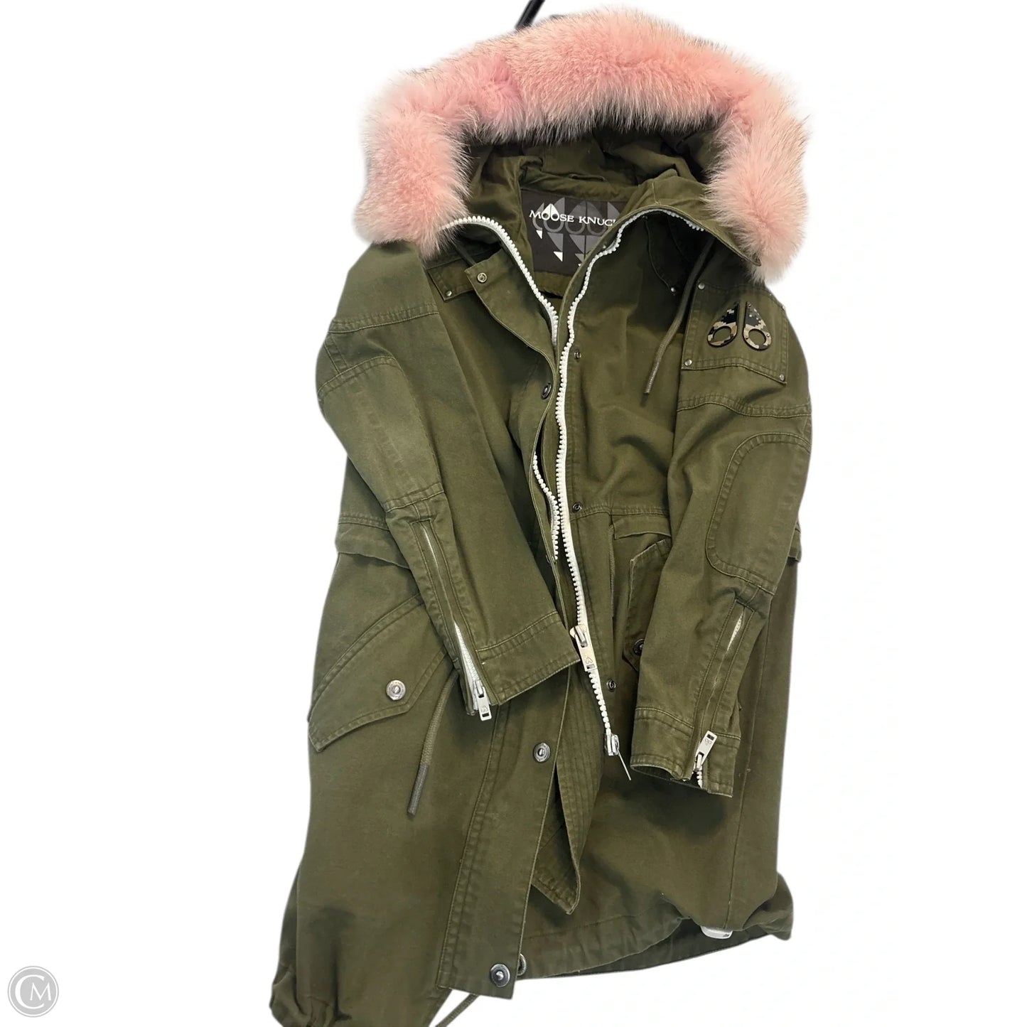 Coat Parka By Cma In Green, Size: Xs