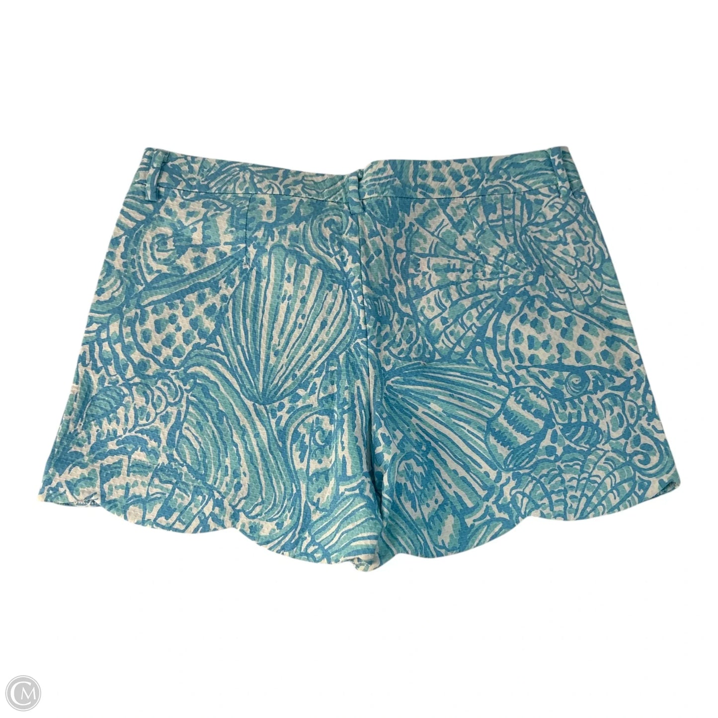 Shorts Designer By Lilly Pulitzer In Blue & White, Size: 8