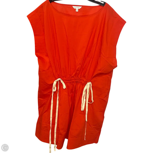 Dress Casual Midi By Banana Republic In Orange, Size: Xxl
