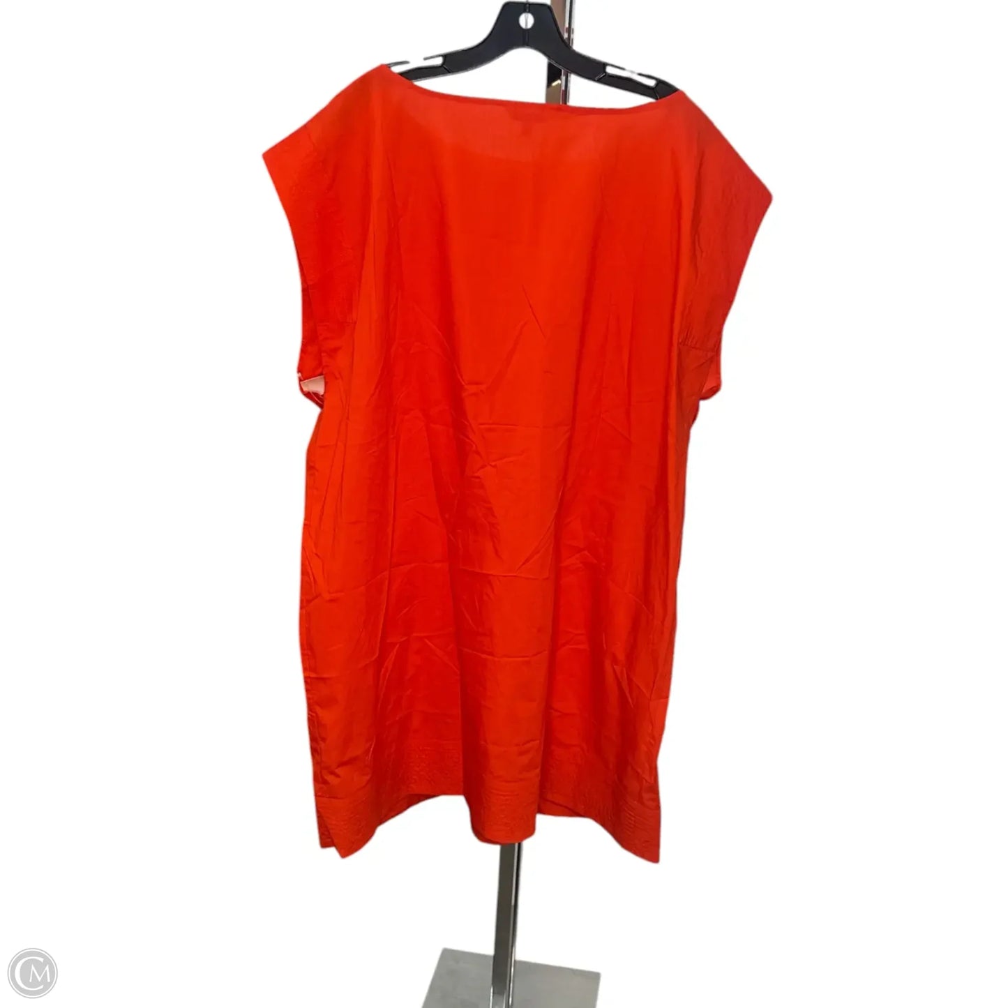 Dress Casual Midi By Banana Republic In Orange, Size: Xxl