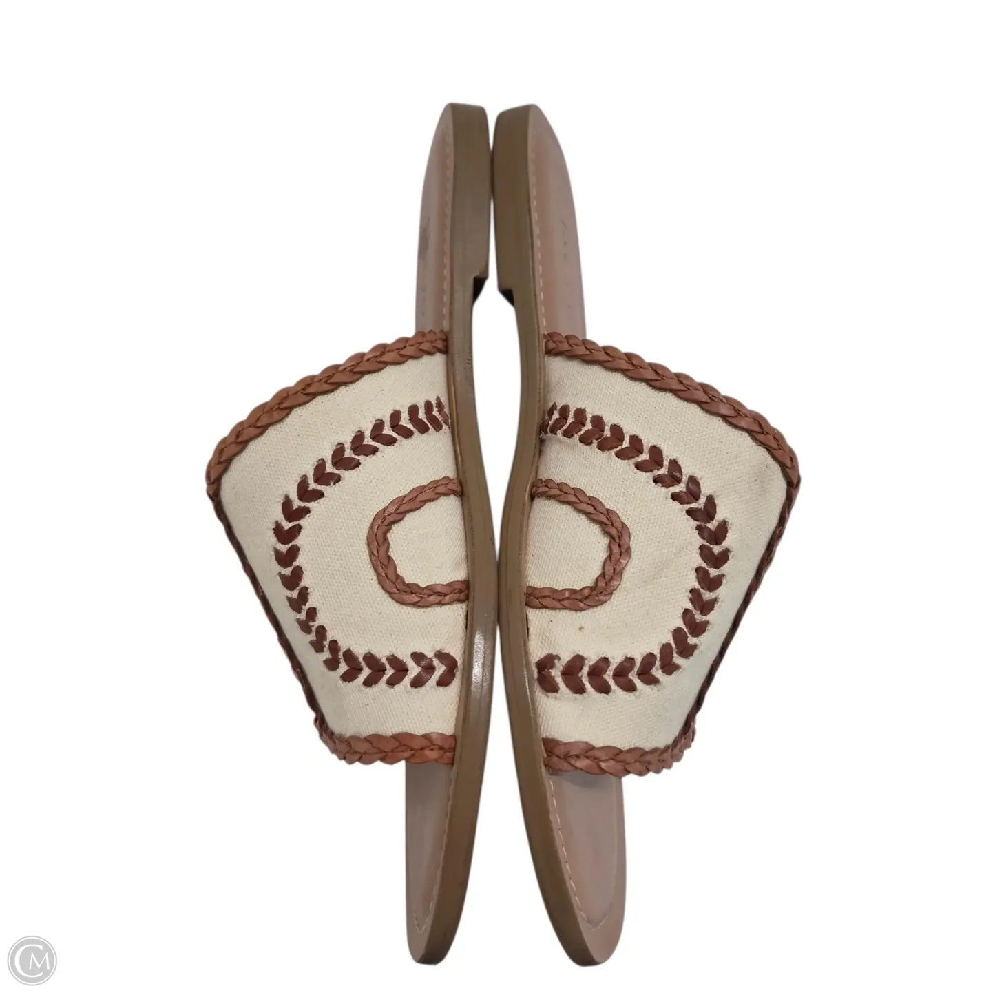 Sandals Flats By Jack Rogers In Tan, Size: 8