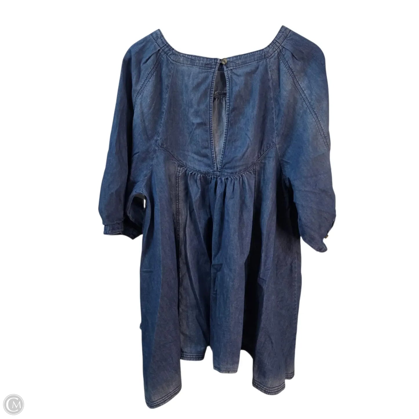 Top Short Sleeve Basic By Free People In Blue Denim, Size: M