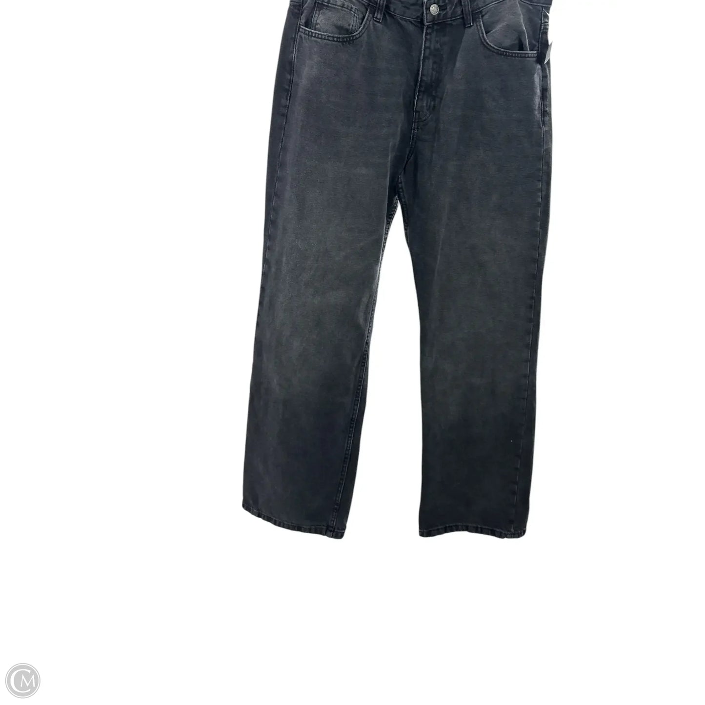 Jeans Wide Leg By Mng In Grey, Size: 12