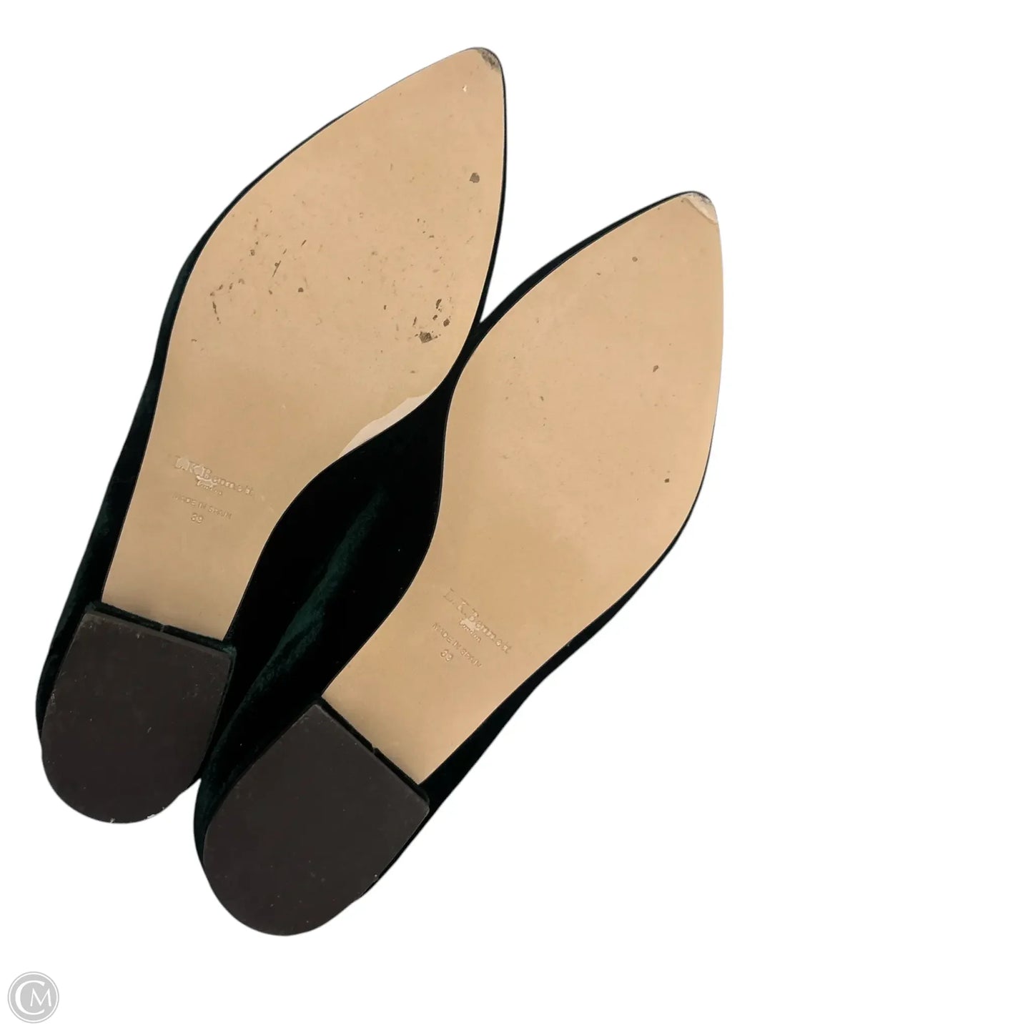 Shoes Flats By Lk Bennett In Green, Size: 8