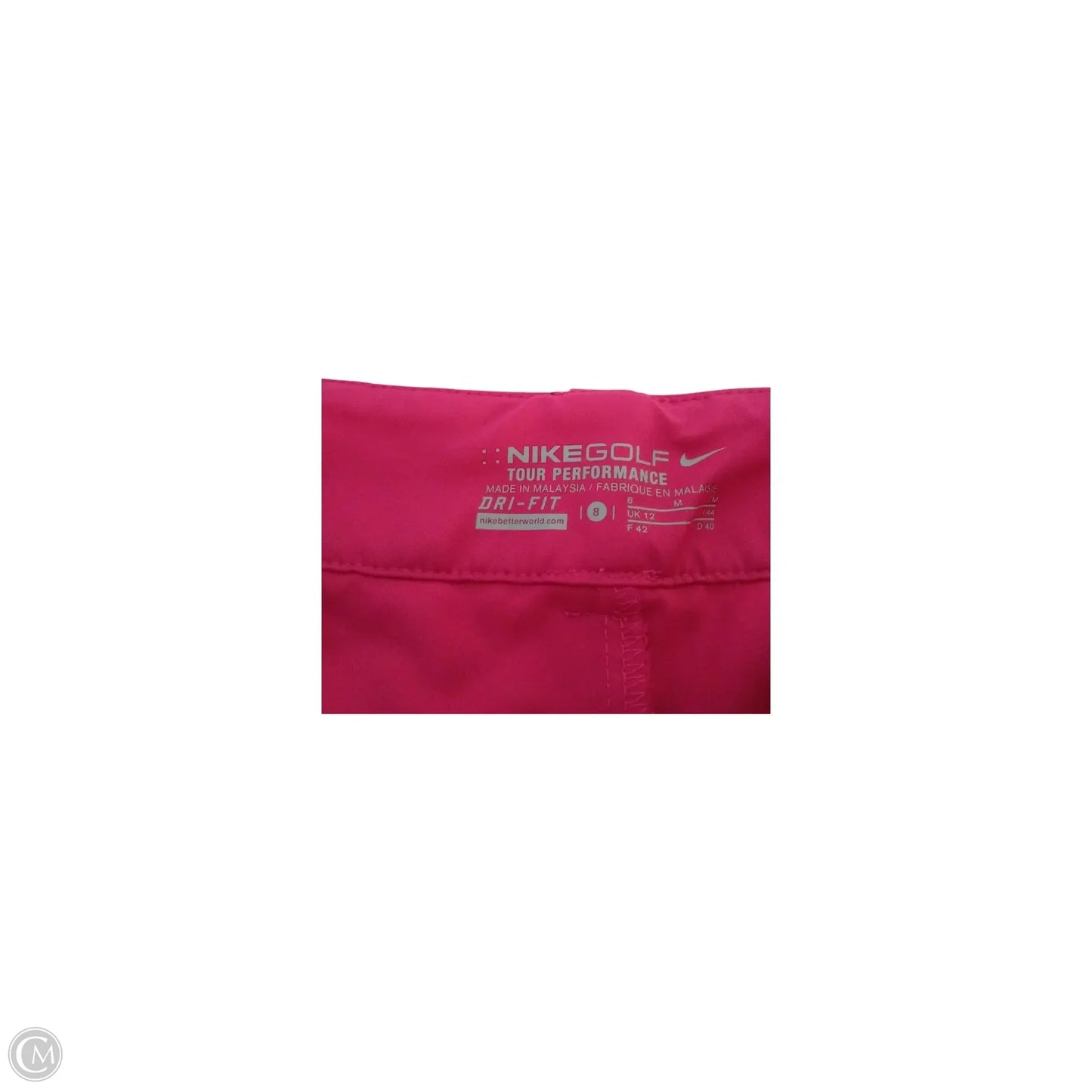 Athletic Skort By Nike In Pink, Size: 8