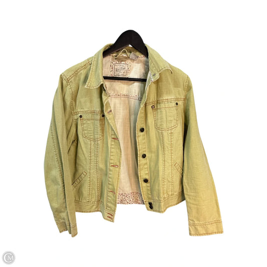 Jacket Denim By Ruff Hewn In Green, Size: L