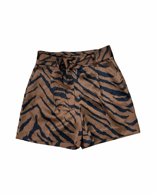 Shorts By White House Black Market In Animal Print, Size:2