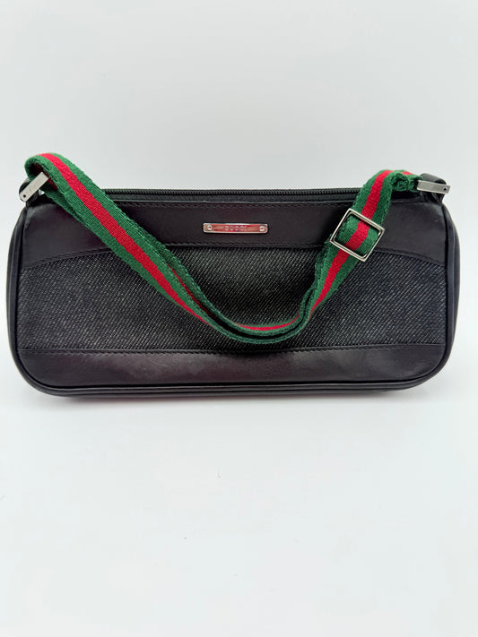 Handbag Luxury Designer By Gucci In Black, Size:Small