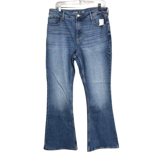 Jeans Flared By Old Navy In Blue Denim, Size:12