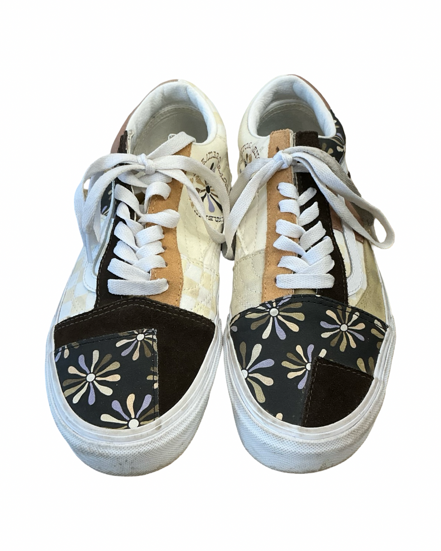 Shoes Sneakers By Vans In Brown & Tan, Size:9.5