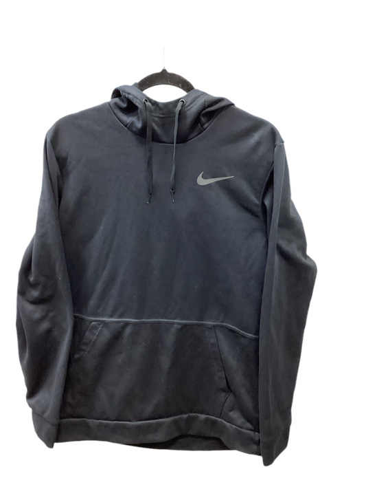 Athletic Top Ls Hoodie By Nike Apparel In Black, Size:L