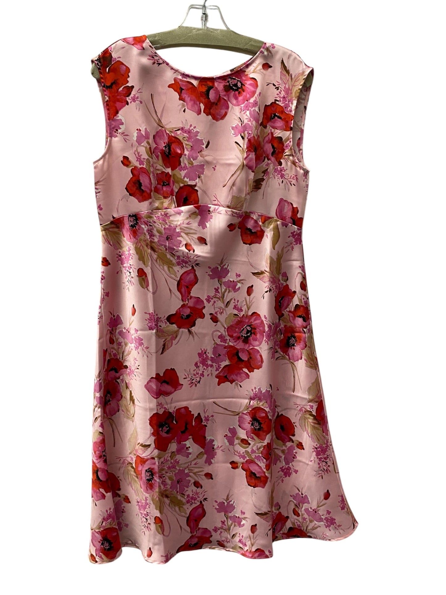 Dress Casual Midi By Talbots In Pink, Size:Lp