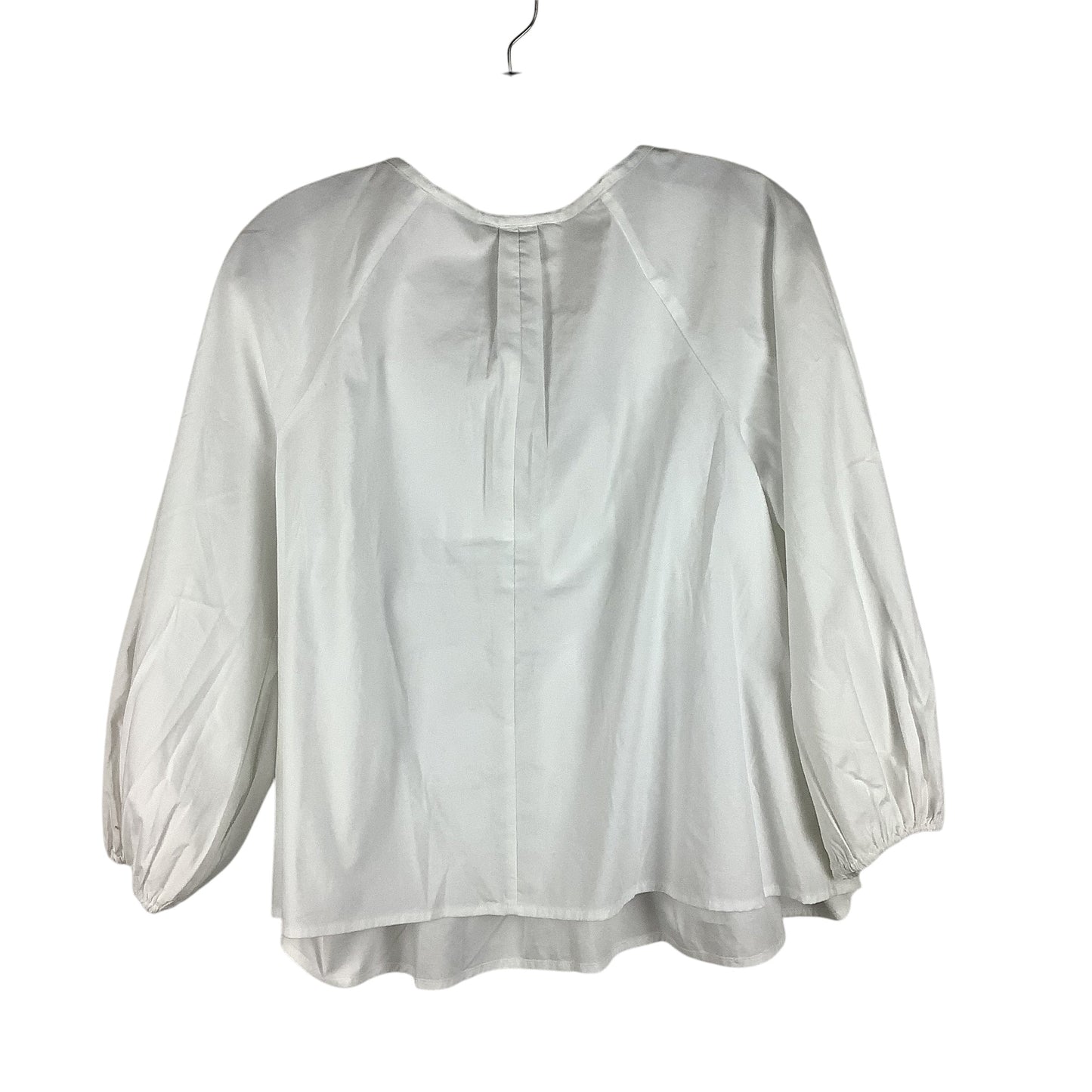 Top Long Sleeve By Express In White, Size: L