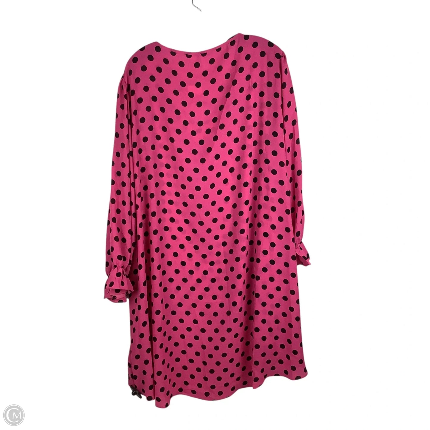 Top Long Sleeve By Cato In Polkadot Pattern, Size: 3x (26/28)