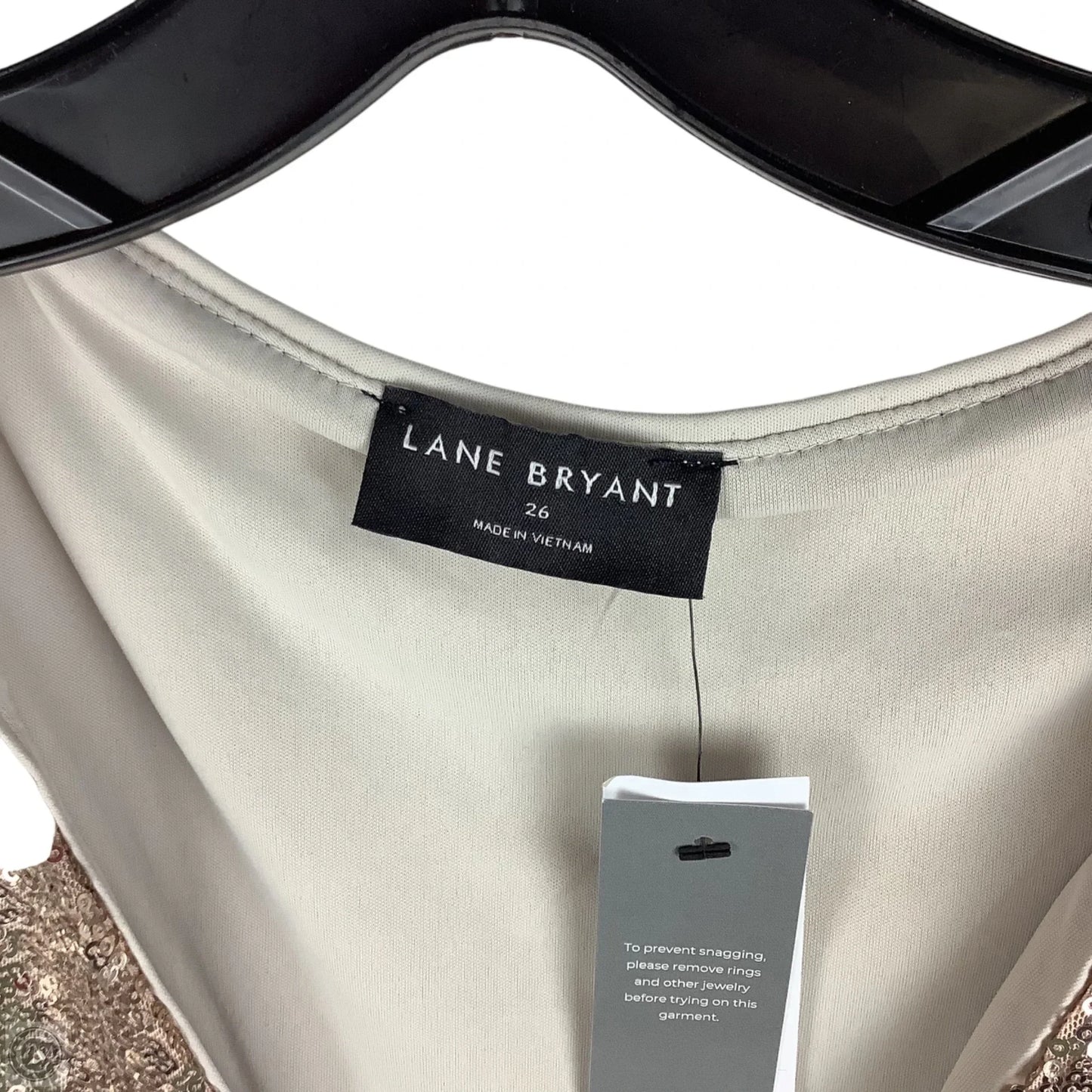 Top Long Sleeve By Lane Bryant In Rose Gold, Size: 3x (26)