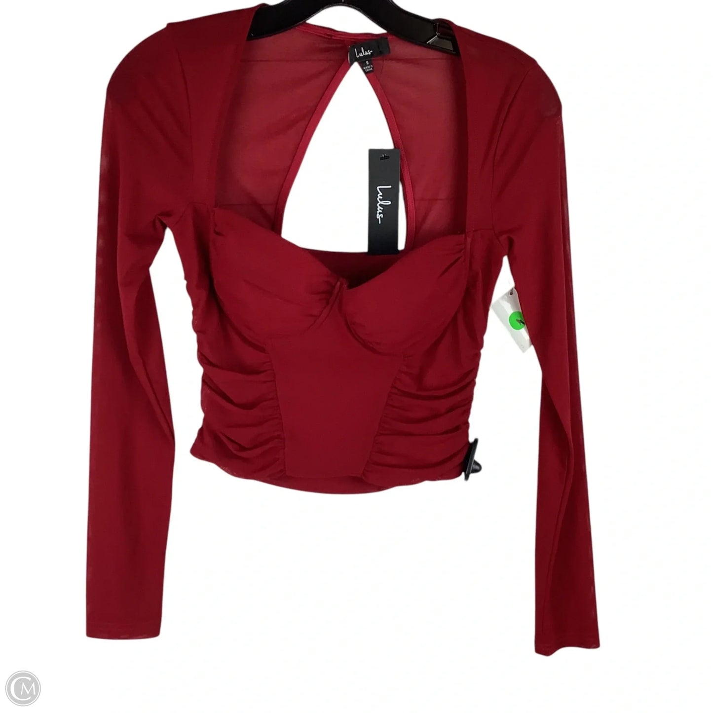 Top Long Sleeve By Lulus In Red, Size: S