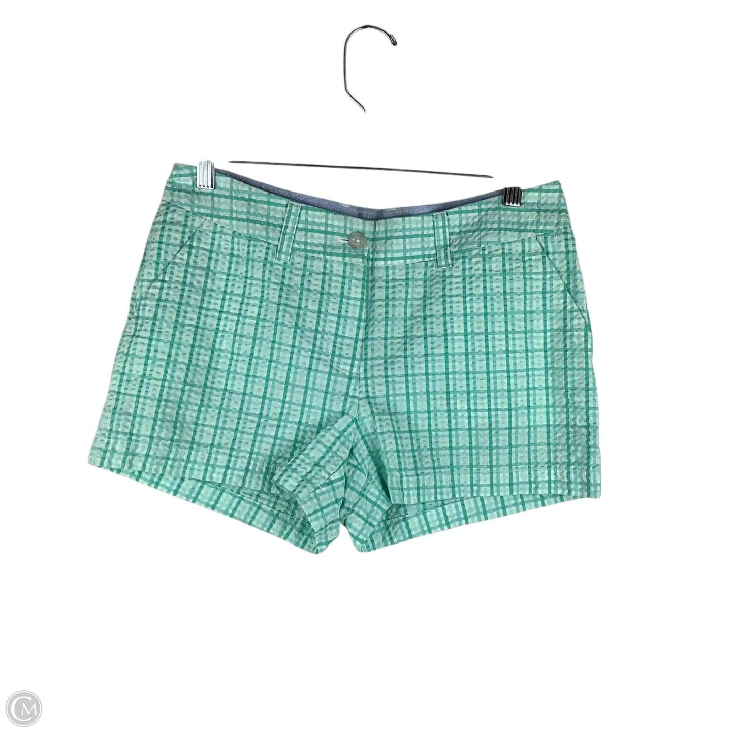 Shorts By Southern Tide In Green & White, Size: 4