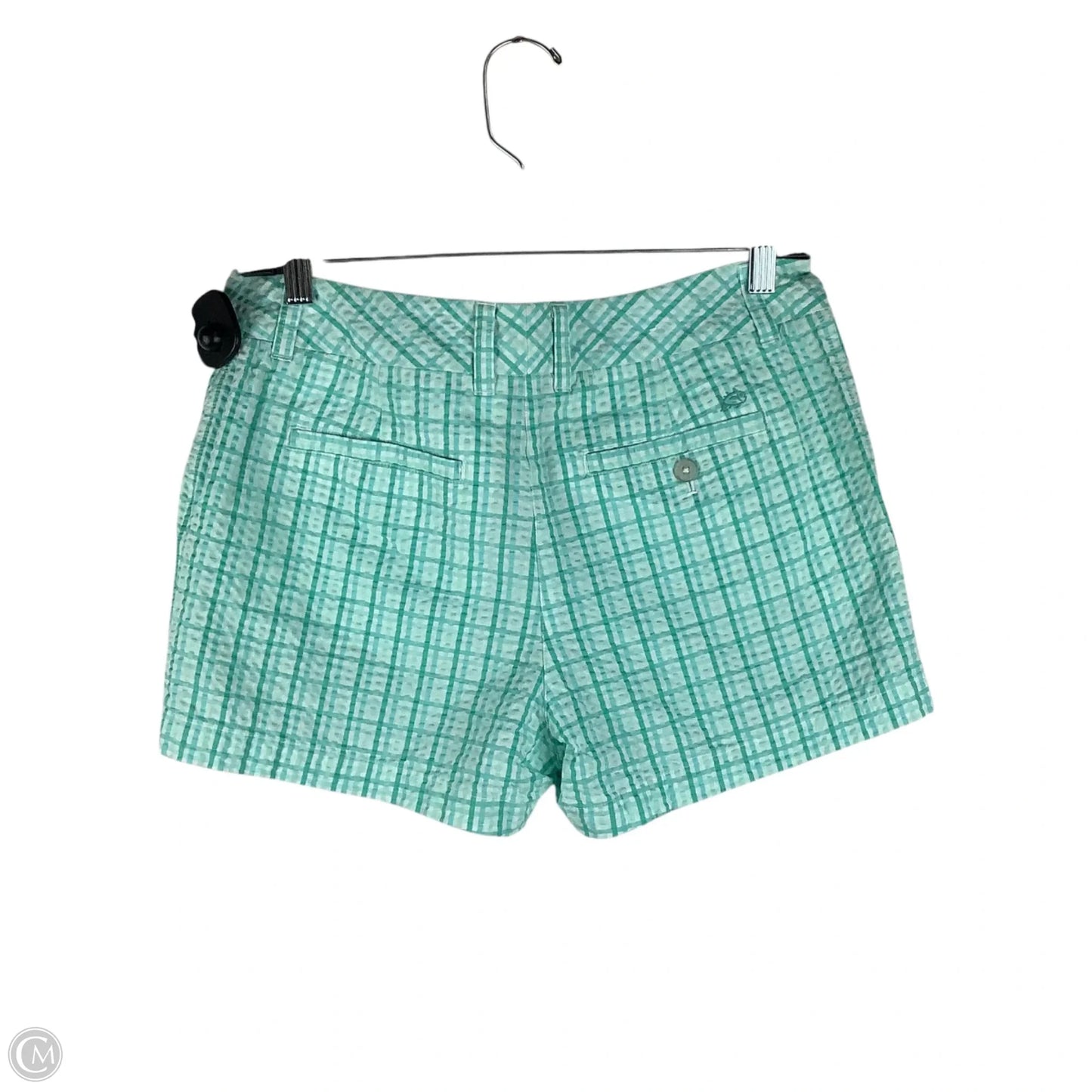 Shorts By Southern Tide In Green & White, Size: 4